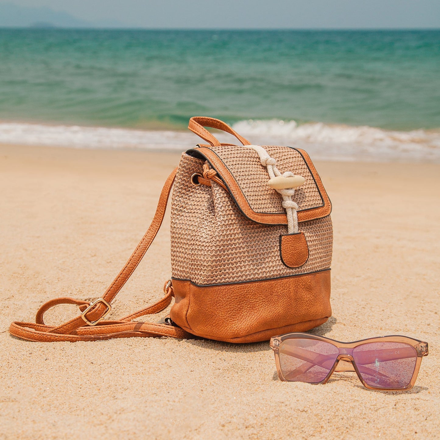 Aurélien | Leili Straw Backpack