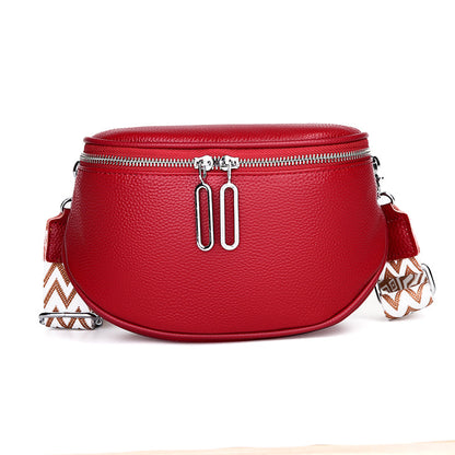 Aurélien | Rosy Leather Crossbody Bag