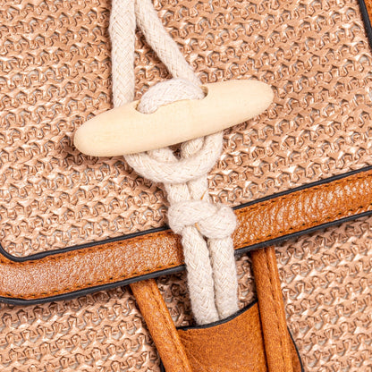 Aurélien | Leili Straw Backpack